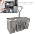 thumbnail image 4 of Universal Dishwasher Basket, Large Capacity Wide Compatibility Easy To Maintain Heat Resisting Cutlery Storage Basket  for Home Use, 4 of 7