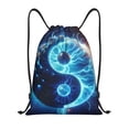 thumbnail image 1 of Lukts Blue Yin And Yang Pattern Drawstring Backpack Bag Sport Gym Sackpack,String Backpack Sport Bag Sack,Cinch Tote Gym Backpack-Small, 1 of 6