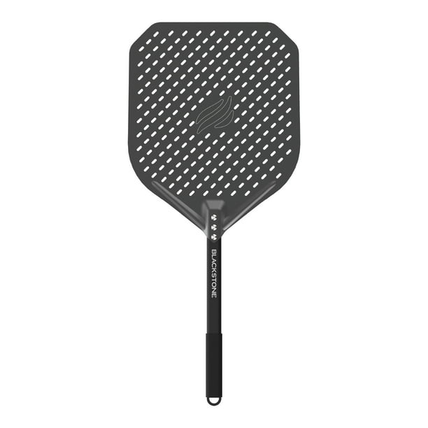 Blackstone 14" Perforated Aluminum Pizza Pan Peel with HeatResistant Handle