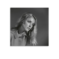 Actresses Who Died Too Young Sharon Tate Retro Poster Wall Art Poster Gifts Bedroom Prints Home Decor Hanging Picture Canvas Painting Posters 16x16inch(40x40cm)