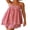 Red, variant on Women 2 Piece Lounge Set Plaid Summer Pajama Set Sleeveless Peplum Cami Top and Wide Leg Shorts Set Beachwear Vacation Outfits
