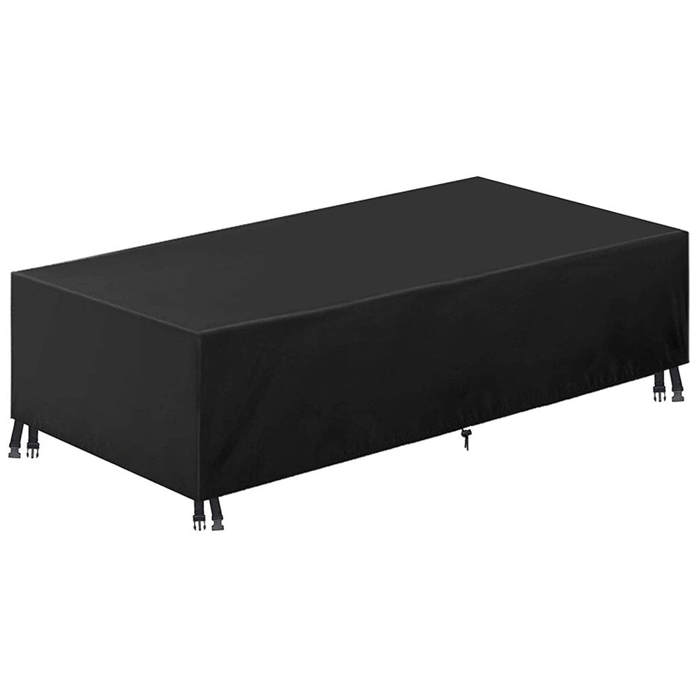 Worgeous  Waterproof Garden Table Cover Patio Chair Covers Cloth Couches Outdoor Furniture Black