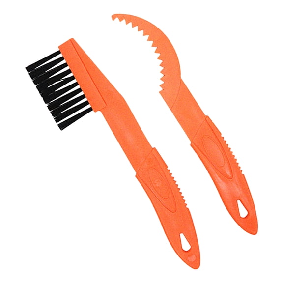 shenmeida 1 Set Bike Crankset Chain Cleaner Tool Motorcycle Set – Durable Bicycle Chain Gears Maintenance Cleaning Brush Kit for All Type Chain Gears