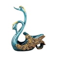 thumbnail image 2 of Swan Shaped Red Wine Rack, Simple Handicraft Decoration Ornament For Home & Kitchen, Decorative Wine Storage Holder With Dual Swan Design For Living Room Dining Room Party Decor, 2 of 5