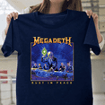 T-Shirt Unisexe Megadeth Rust In Peace Vintage RΓ©tro Thrash Metal Album ...