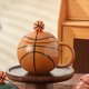 thumbnail image 5 of de Café de Baloncesto con Tapa y Cuchara, Juego de Regalo de Cerámica Deportiva para el Día del Padre., 5 of 6