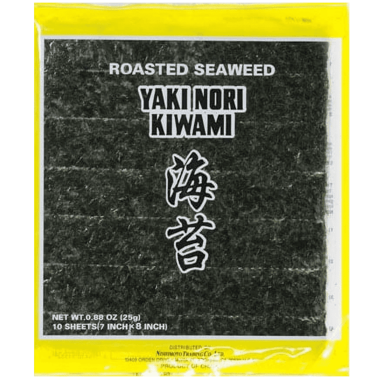 Shirakiku Crispy Roasted Seaweed, (10 Count), Yakinori Kiwami