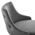 thumbnail image 5 of Adorn Performance Velvet Bar Stool, Gray, 5 of 7