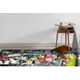 thumbnail image 4 of Abstract Rugs, Modern Rugs, Rugs, Personalized Gifts Rug, Decorative Rug, Trendy Rug, Graffiti Rug, Modern Rug Bath Rug, Banksy Graffiti Rug, 2.6'x5' - 80x150 cm, 4 of 8