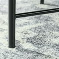 thumbnail image 5 of Spaco 24" Round Center Table, Coffee Table with Hammered Tray Top and Metal Frame for Indoor, Black, 5 of 11
