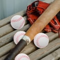 thumbnail image 4 of USHOBE 4 Pcs Balles d'Entraînement au Frappe en Mousse PU Blanche pour Intérieur Design Softball pour Enfants, 4 of 8