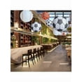 thumbnail image 5 of 6Pieces Soccer Paper Lanterns Hanging Decoration for Sports Themed Birthday Party Centerpieces and Event Decoration, 5 of 10