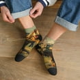 thumbnail image 3 of Rocae Realistic Style Forest Dinosaur for Premium Adult Socks,Comfortable, Breathable, and Durable Socks, Perfect for Everyday Wear, 3 of 7