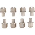 thumbnail image 1 of Huggegwe RC Roue en Acier Inoxydable Colonne d'Extension 8 Pcs Adaptateur Universel 12mm Moyeu Hexagonal pour Redcat CA919-124340, 1 of 9