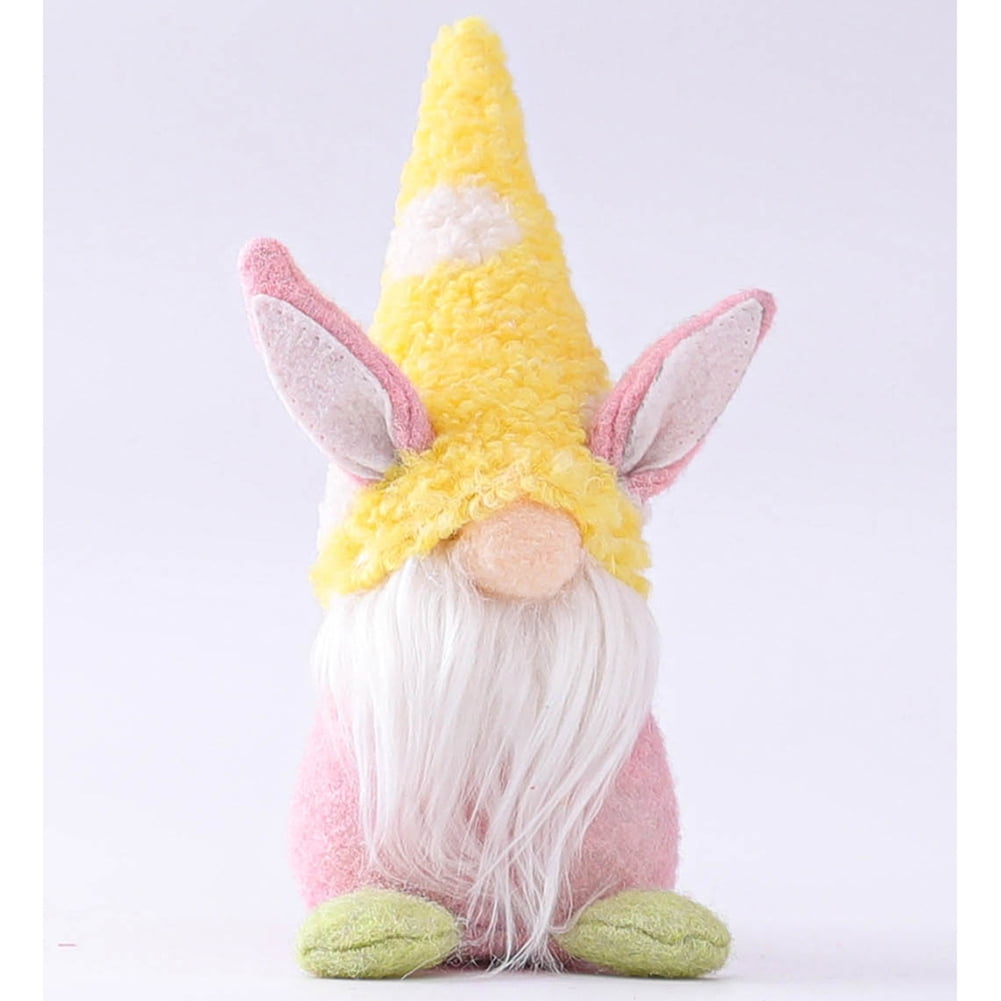 Decor Room Decor Gifts, Handmade Plush Gnome Toy with Egg, Bunny Gnomes Ornaments