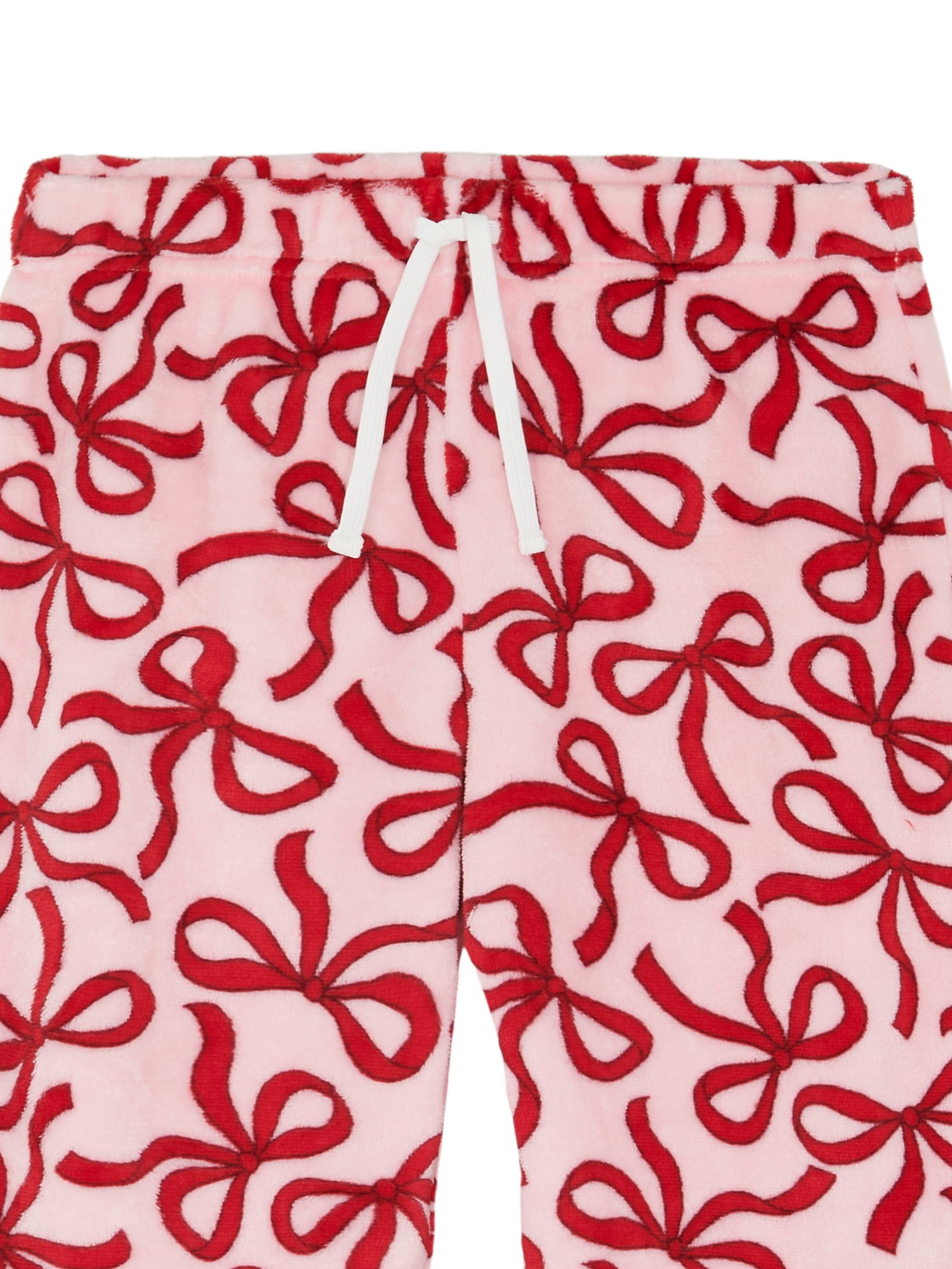 Wonder Nation Girls Straight Leg Sleep Pants, Sizes 4-18