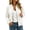 White, variant on cocolona Womens Vintage Fall Jacket Casual Long Sleeve Crew Neck Lined Zipper LightWeight Plaid Outerwear