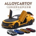 thumbnail image 4 of 1:32 Camaro Toys Car Model Sport Car Alloy Diecast Simulation Sound Light Vehicle For Boys Christmas Gift, 4 of 9