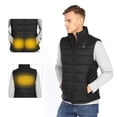 thumbnail image 1 of Chaleco calefactable para hombre y mujer, chaleco calefactable de invierno con cremallera calefactable, 1 of 8