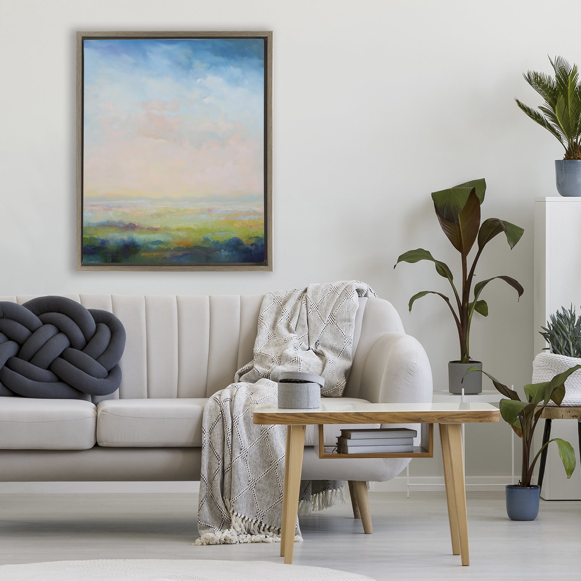 Stupell Industries Mystic Marsh Serenity Brown Framed Floater Canvas Wall Art, design by William McCarthy
