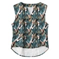 thumbnail image 2 of Women Linen Tank Tops Button V-Neck Sleeveless Vest T-Shirts Summer Breathable Lightweight Basic Shirt, 2 of 5