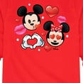 thumbnail image 3 of Disney Emoji - Mickey Minnie Love - Toddler And Youth Long Sleeve Graphic T-Shirt, 3 of 5