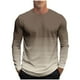 thumbnail image 2 of Blusas y camisas de manga larga con cuello redondo para hombre, moda informal, rayas, estampado deportivo, manga larga, cuello redondo, blusas, camisas, blusa para hombre, poliéster, 2 of 5