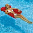 thumbnail image 5 of Hamaca para piscina, sillón flotante, silla inflable para piscina, plegable, sin tablero de espuma, color rojo, 5 of 5