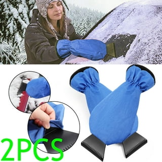 Ice Scraper with Glove for Car, Waterproof Hot Ice Scraper Glove