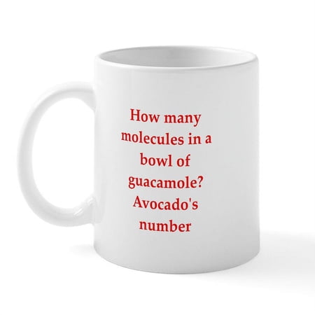 CafePress - Funny Chemistry Jokes Mug - 11 oz Ceramic Mug - Novelty Coffee Tea Cup
