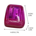 thumbnail image 3 of Chmadoxn Pencil Sharpeners Bulk Manual Pencil Sharpener with Lid Double Holes Handheld Pencil Sharpener for , Office and Home Supplies, 3 of 4
