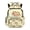 Capybara Bubble Print, variant on Kawaii 17 Inch Girls Backpack with Cute Mushroom Pattern, 600D Polyester Breathable Multi Pocket Bag for Elementary School