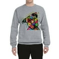 thumbnail image 3 of Dean Russo The Only Person Dog Lover Unisex Crewneck Graphic Sweatshirt, Heather Grey, 3X-Large, 3 of 6