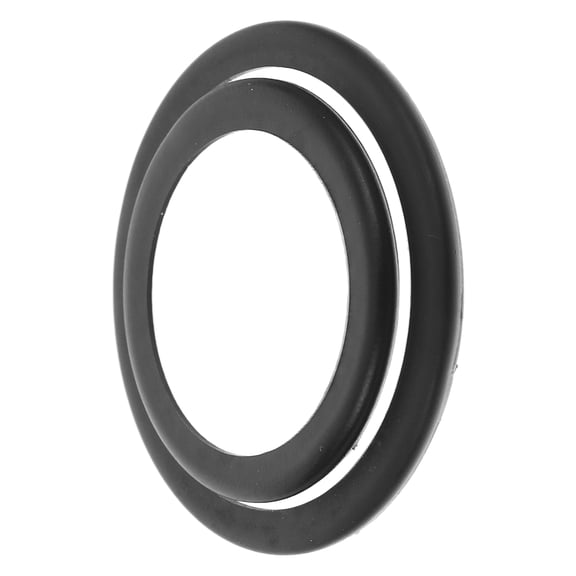 Pawsdot Stethoscope Diaphragm Cover, Black PVC, Durable and Easy to Install for Clear Auscultation 2Pcs
