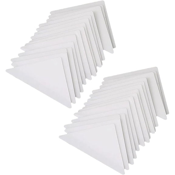 50 Pcs Shirt Collar Stays,No Roll Collar Polo Shirt Collar Sticker,Plastic Shirt Collar Anti-Buckling Shaper,Men and Women's Dress Collar Stays Sticker (White)