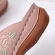 thumbnail image 4 of Zapatillas de cuña informales de tacón medio con flores y punta redonda de verano de talla grande para mujer Wmkox8yii  hj789, 4 of 8