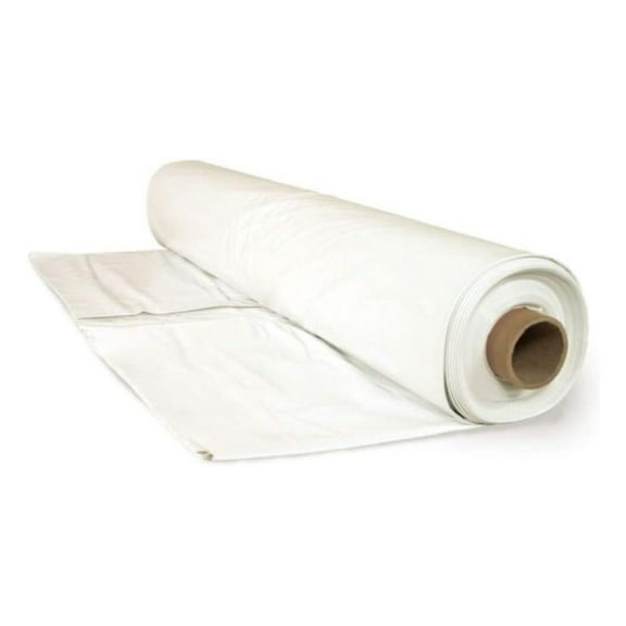 saney - 6 Mil White Plastic Sheeting - Overwintering Film, 6 Mil White Plastic Film, Greenhouse Plastic, Durable Plastic Sheeting (28' x 40')