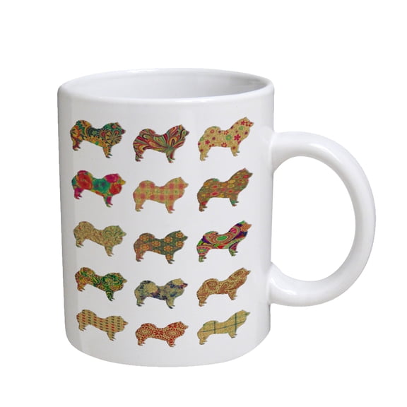 KuzmarK Coffee Cup Mug 11 Ounce -  Chow Chow Gold Dog
