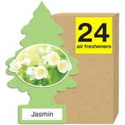 Little Trees Air Freshener Jasmin 6-Pack, 4 Card Count Bag, 24 Air Fresheners in Total