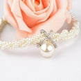 thumbnail image 3 of AYYUFE Womens Simulated Pearls Bib Necklace Cluster White Beads Twisted Statement Choker Necklace Fashion Jewelry Accessory, 3 of 7