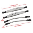 thumbnail image 3 of Control remoto Brazo trasero Kit Suspensión Rod Barra de vídeo Actualizaciones de vehículos de repuesto Reemplazo de modificación de piezas axial RR10 90048 90053 Plata seitruly FN001273-02, 3 of 7
