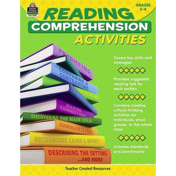 Pre-Owned Reading Comprehension Activities Grade 3-4 (Paperback) 1420629808 9781420629804