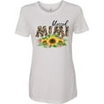 thumbnail image 3 of Inktastic Blessed Mimi Leopard Print and Sunflowers Women's T-Shirt, 3 of 5