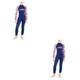 thumbnail image 3 of Toystoory Trajes de neopreno para niños Traje de neopreno para niños Traje de baño para niños Traje de baño para niños azul marino XL 2piezas Toystoory CBP580544, 3 of 5