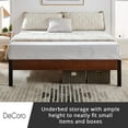 thumbnail image 4 of DeCoro Devon Full Metal Platform Bed Frame | Durable Steel Frame & Wood Slat for Long-Lasting Comfort | Sturdy Mattress Foundation | No Box Spring, Easy Assembly, Space-Saving | Full, 4 of 8