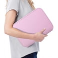 thumbnail image 6 of 11 12 13 14 15 15.6 inch Laptop Sleeve Case tablet computer laptop cover, protective liner bag is suitable for tablet computer laptop computer Apple notebook,Pink, 6 of 6