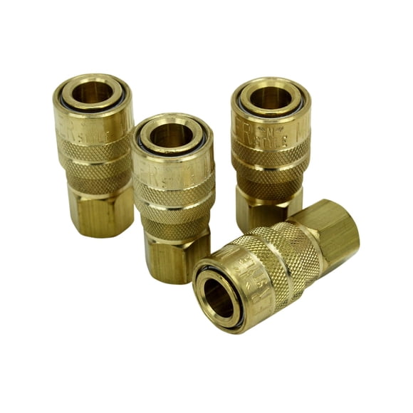 Milton S-715-4 M/I-Style Brass Coupler