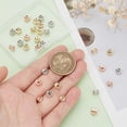thumbnail image 3 of 30 cuentas espaciadoras redondas de 6 mm, 3 colores, micro pavé de circonitas cúbicas, cuentas chapadas en oro y plata, cuentas sueltas de diamantes de imitación, 3 of 6