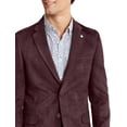 thumbnail image 3 of Nautica Mens Branford Modern-Fit Faux-Suede Sport Coat 42 Regular Burgundy - NWT, 3 of 3