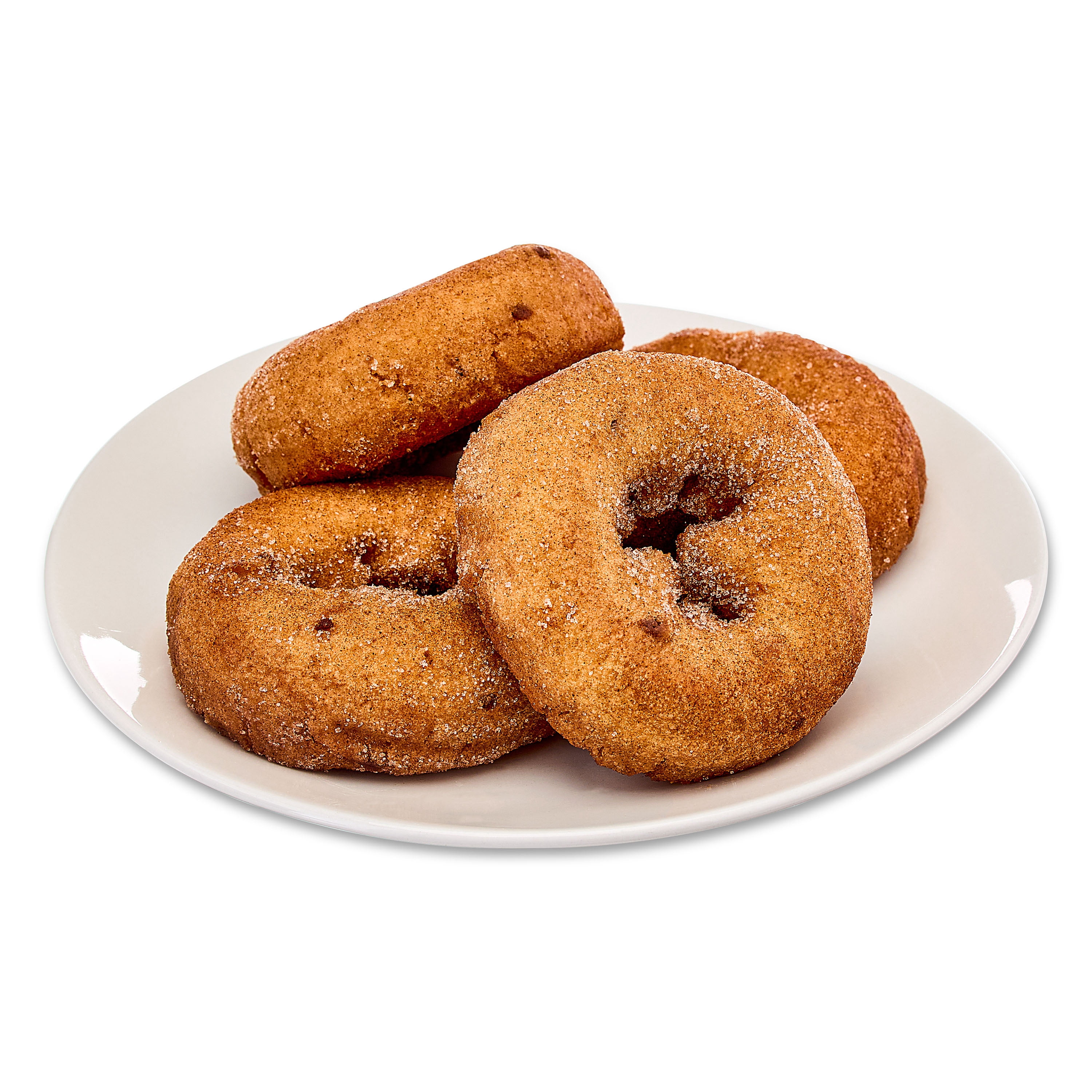 Freshness Guaranteed Apple Cider Cinnamon Sugared Donuts, 10 oz Clamshell, 6 Count (Shelf-Stable)